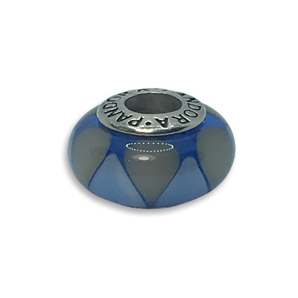 Pandora Captivating Triangle Murano Glass Charm - Picture 2 of 3